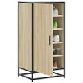vidaXL Regál na topánky dub sonoma 48x38x97,5 cm spracované drevo
