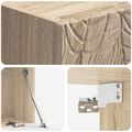 vidaXL Nástenná TV skrinka 78,5 x 41 x 30 cm Dub sonoma