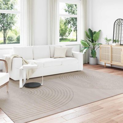 vidaXL Kusové koberce Obdĺžnikový GALATI Béžová 280 x 200 cm Polyester