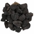 vidaXL Sopečné kamene 10 kg čierne 3-5 cm