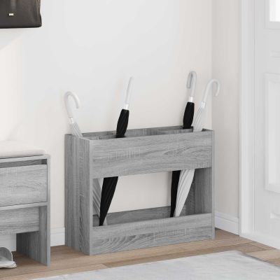 vidaXL Stojan na slnečník Sivý Sonoma 65 x 24 x 50 cm Kompozitné drevo