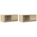 vidaXL TV skrinky 2 ks dub sonoma 60x31x25,5 cm kompozitné drevo