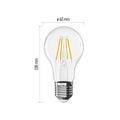 LED žiarovka Filament A60 / E27 / 3,4 W (40 W) / 470 lm / teplá biela