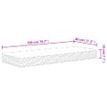 vidaXL Bonnell pružinový matrac stredne tvrdý 80x200 cm