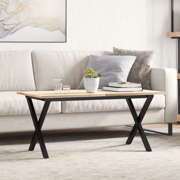 vidaXL Nohy konferenčného stolíka X-rám 70x30x43 cm oceľ