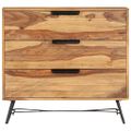 vidaXL Komoda 80x30x75 cm akáciaový masív
