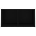 vidaXL TV skrinky 2 ks čierne 72,5x35x36,5 cm drevotrieska