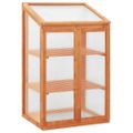 vidaXL Skleník 60x45x100 cm jedľové drevo