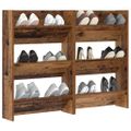 vidaXL Skriňa na topánky 2 ks 60 x 18 x 90 cm Kompozitné drevo