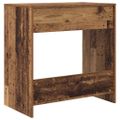 vidaXL Stôl Staré drevo Kompozitné drevo 77,5 x 43 x 79 cm