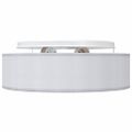 vidaXL Stropná lampa so bodmi Sivá 38 x 38 x 13,5 cm látka