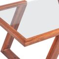 vidaXL Konferenčný stolík z akáciového dreva, hnedý, 100x50x40 cm