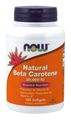 Beta-karotén Natural 7500 mcg - NOW Foods, 180 kaps.