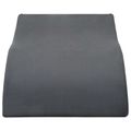 vidaXL Vankúš na nohy 68 x 41 x 21 cm PU pena Sivá