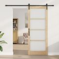 vidaXL Posuvné dvere ORKDAL Prírodná 86 x 211 cm