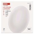 LED prisadené svietidlo FIONI, kruhové biele 18W,  IP44 neutrálna biela