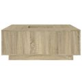 vidaXL Konferenčný stolík dub sonoma 100x100x40 cm kompozitné drevo