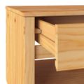 vidaXL Konferenčný stolík so zásuvkou Drammen Dub 99 x 55 x 45 cm