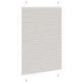 vidaXL plisovaná roleta svetlosivá 100x100 cm šírka látky 99,4 cm