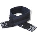 Čierna sedlo sada pre jazdu na koni 17,5" reálna koža 18 cm 5-v-1