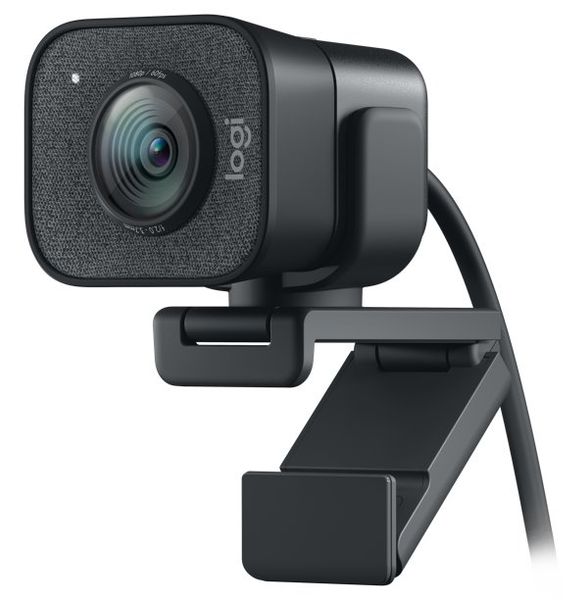 webová kamera Logitech StreamCam, grafit Webkamera, streamovacia, 1080p/60fps, autofocus, stereo mikrofón, statív, USB typ C, čierna