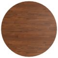 vidaXL Okrúhla stolová doska tmavohnedá Ø50x1,5cm ošetrený masívny dub