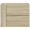 vidaXL Nástenný nočný stolík dub sonoma 45x30x35 cm