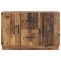 vidaXL Servírovacia skriňa Staré drevo 89 x 34,5 x 57 cm