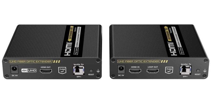 Optický HDMI extender 4K @ 60Hz 4:4:4 HDR, až 40km
