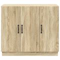 vidaXL Servírovacia skriňa Dub sonoma 89 x 34,5 x 77 cm