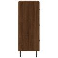 vidaXL Komoda hnedý dub 34,5x34x90 cm spracované drevo