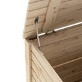 vidaXL Úložný box s vekom RANA 80x49x54 cm borovicový masív