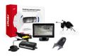 Parkovací asistent TFT01 4,3" s kamerou HD-502-IR 4 senzory biela