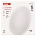 LED prisadené svietidlo FIONI, kruhové biele 24W, IP44, neutrálna biela