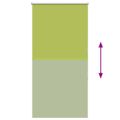 vidaXL Zatemňovacia roleta, listy, zelená, 85x175 cm, šírka látky 80,7 cm, polyester
