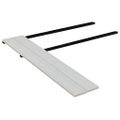 vidaXL Lišta pod palubovku 6 ks čierna 170x8,5x4,5 cm WPC