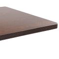vidaXL Bistro stolík tmavohnedý 80x80 cm MDF