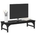 vidaXL Stojan na monitor Čierny dub 55 x 23 x 14 cm Kompozitné drevo