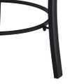 vidaXL Mozaikové ohnisko, modro biele 68 cm, keramika