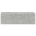 vidaXL TV skrinky 2 ks betónovo-sivé 100x30x30 cm spracované drevo