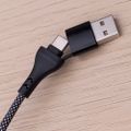 Maxlife ALLin1 kábel USB + USB-C - Lightning + 2x USB-C 1,0 m 66W čierny