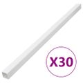 vidaXL Káblový rozvod 40x40 mm 30 m PVC
