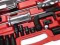 Sada na demontáž vstrekovačov so spätným kladivom MECHANIC PULLER SET 2, 40 ks SIXTOL