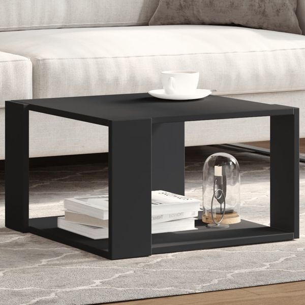 vidaXL Konferenčný stolík čierny 51,5x51,5x30 cm kompozitné drevo