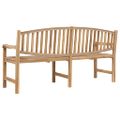 VidaXL Záhradná lavička 179,5x60x90 cm masívne teakové drevo
