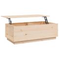 vidaXL Konferenčný stolík 100x50x35 cm borovicový masív
