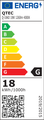 Q-18AD LED 18W/1260lm/4000K nástenné, senzorové, okrúhle svietidlo - biela QTEC
