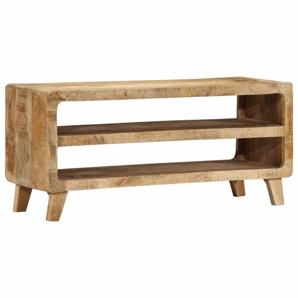 vidaXL TV skrinka 105x46x32 cm Masívne drevo hrubé mango