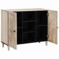 vidaXL Servírovacia skriňa Bielená biela 90 x 33 x 75 cm
