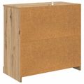 vidaXL Servírovacia skriňa 70 x 35,5 x 67,5 cm Remeselný dub